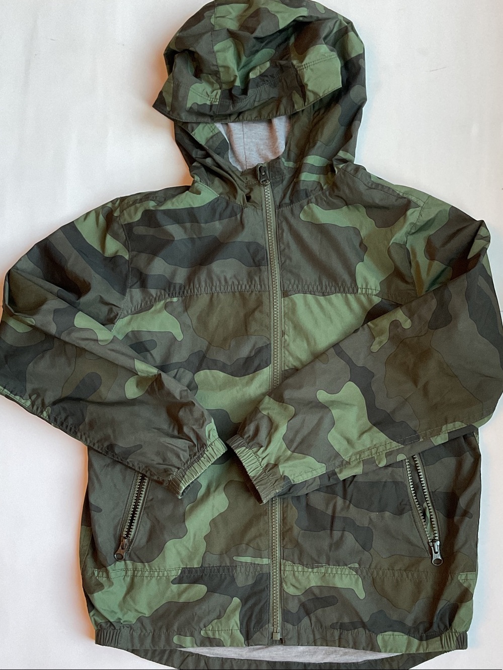 GAP Kids Camo Hooded Windbreaker